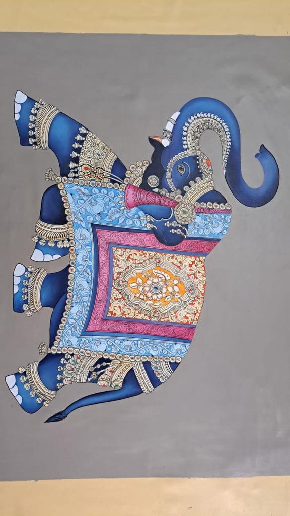 Nirmal painting detail 1